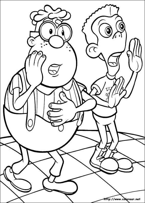 Dessin à colorier: Jimmy Neutron (Dessins animés et séries animées) #49048 - Coloriages à Imprimer Gratuits