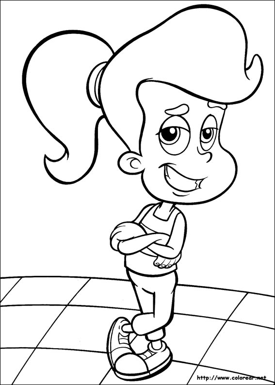 Dessin à colorier: Jimmy Neutron (Dessins animés et séries animées) #49053 - Coloriages à Imprimer Gratuits