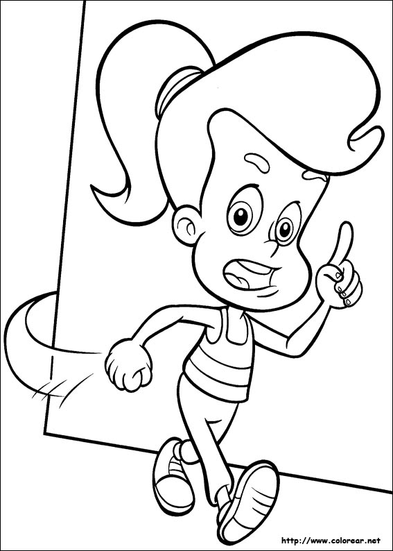 Dessin à colorier: Jimmy Neutron (Dessins animés et séries animées) #49058 - Coloriages à Imprimer Gratuits