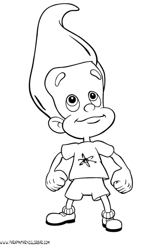 Dessin à colorier: Jimmy Neutron (Dessins animés et séries animées) #49069 - Coloriages à Imprimer Gratuits