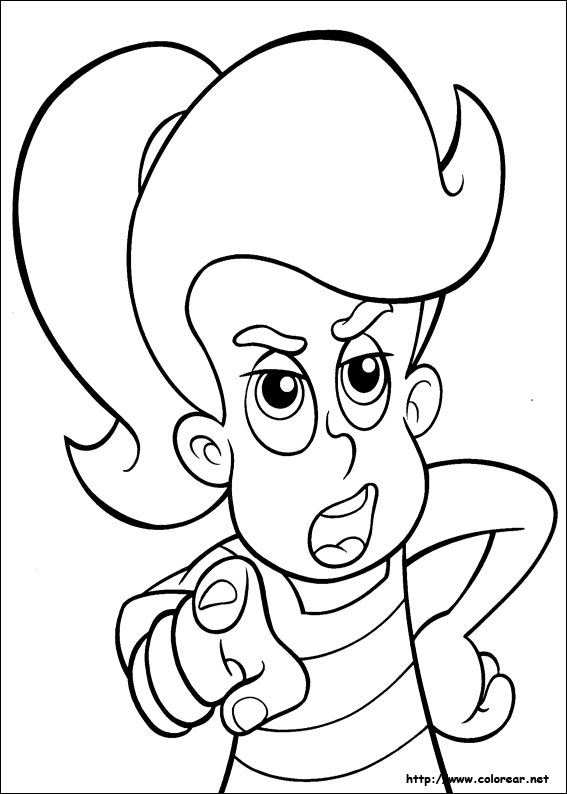 Dessin à colorier: Jimmy Neutron (Dessins animés et séries animées) #49074 - Coloriages à Imprimer Gratuits