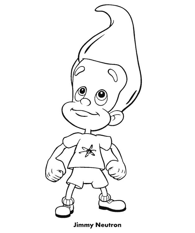 Dessin à colorier: Jimmy Neutron (Dessins animés et séries animées) #49092 - Coloriages à Imprimer Gratuits