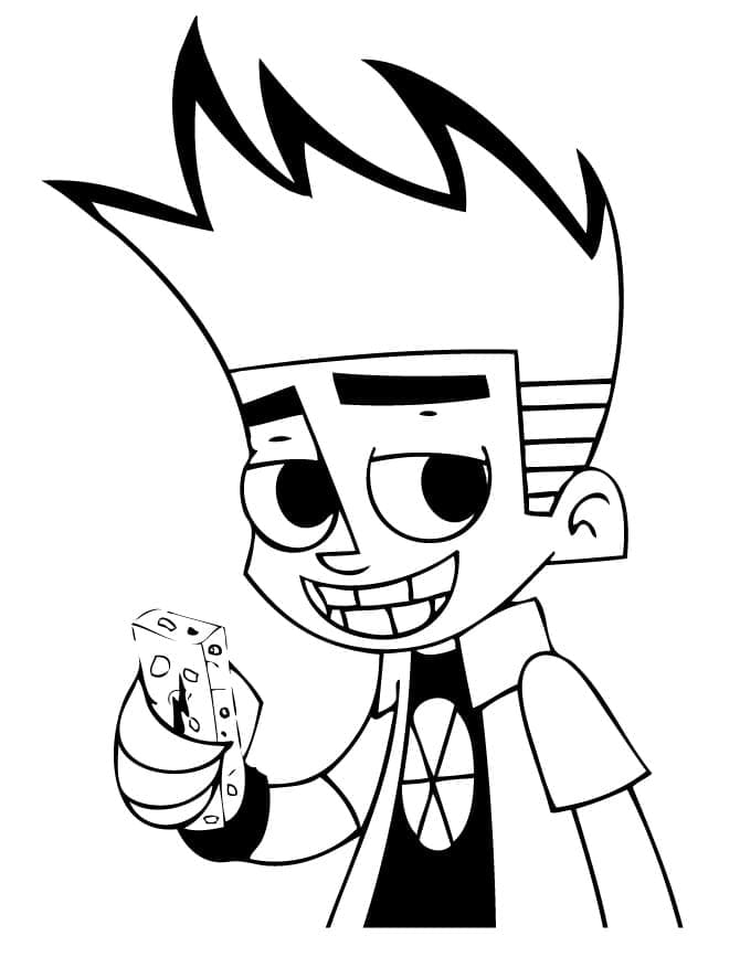 Coloriage gratuit Johnny Test #203272 de la collection Dessins animés et séries animées à imprimer