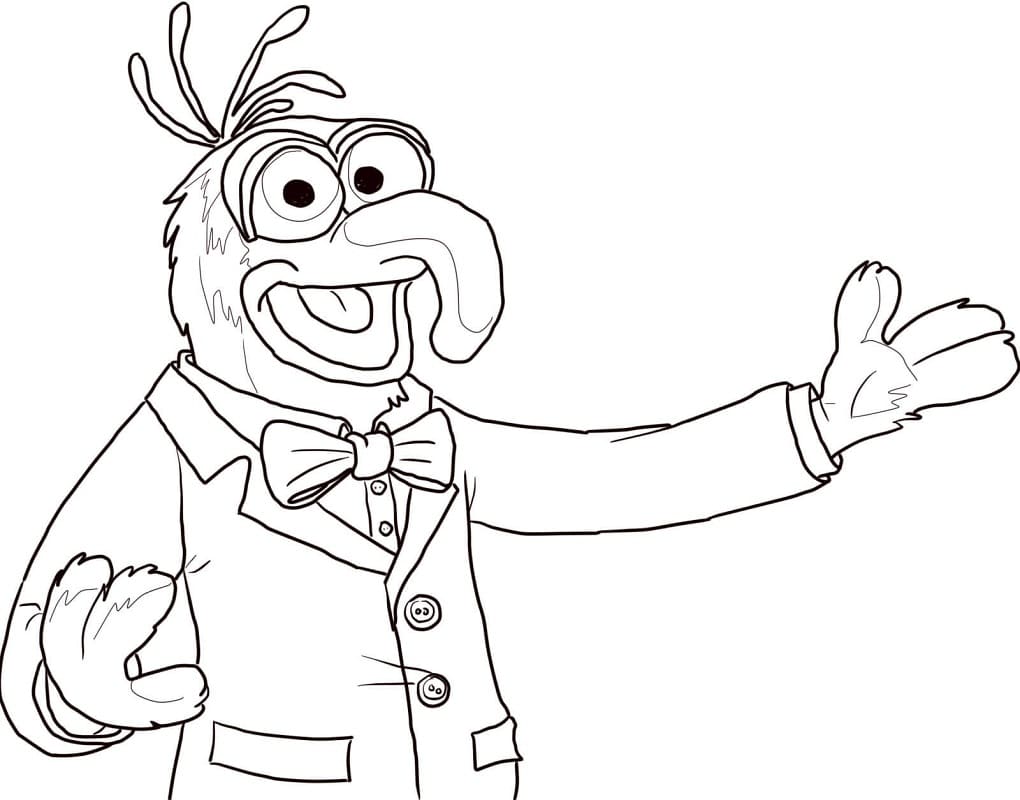 Coloriage gratuit pour enfants et adultes Les Muppets #210117, collection Dessins animés et séries animées