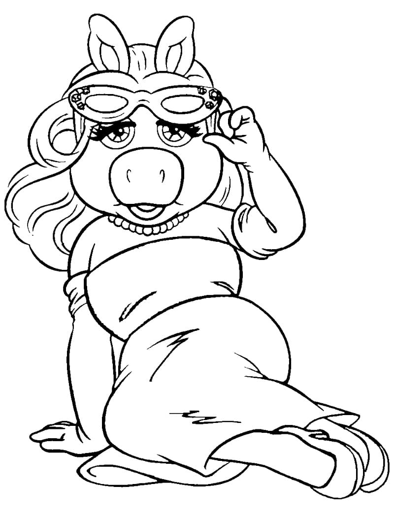 Illustration au trait Les Muppets #210125 de la collection Dessins animés et séries animées à colorier gratuitement