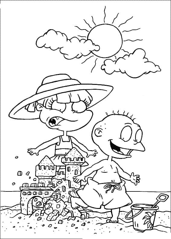 Dessin à colorier: Les Razmoket (Dessins animés et séries animées) #212875 - Coloriages à Imprimer Gratuits