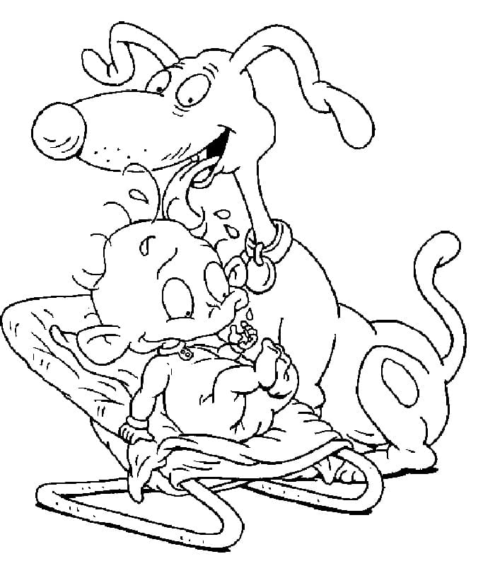 Dessin à colorier: Les Razmoket (Dessins animés et séries animées) #212903 - Coloriages à Imprimer Gratuits