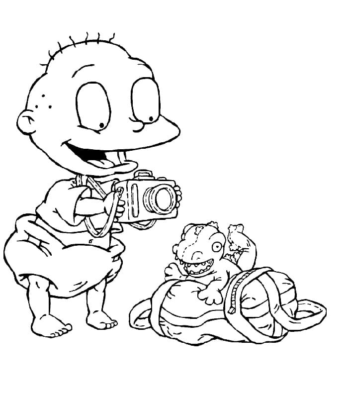 Dessin à colorier: Les Razmoket (Dessins animés et séries animées) #212908 - Coloriages à Imprimer Gratuits