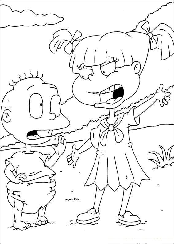 Dessin à colorier: Les Razmoket (Dessins animés et séries animées) #212909 - Coloriages à Imprimer Gratuits