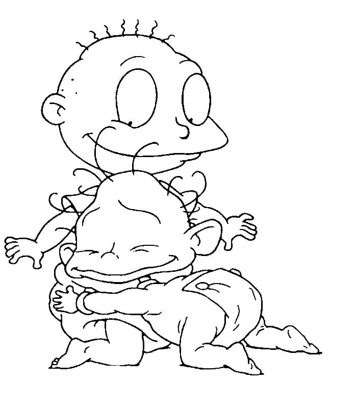 Dessin à colorier: Les Razmoket (Dessins animés et séries animées) #212912 - Coloriages à Imprimer Gratuits
