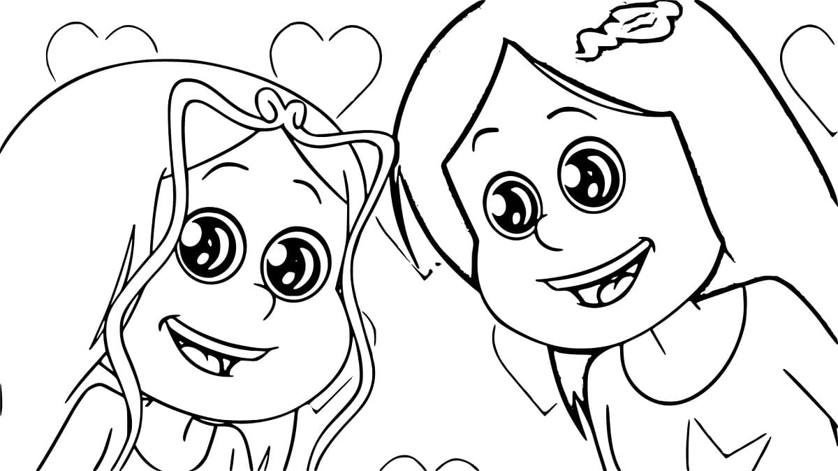 Coloriage gratuit Les Sisters #212281 de la collection Dessins animés et séries animées à imprimer