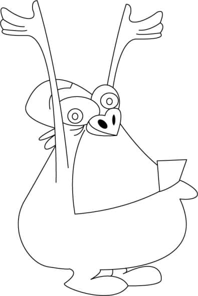 Coloriage gratuit Les Zinzins de l’espace #204711 de la collection Dessins animés et séries animées à imprimer