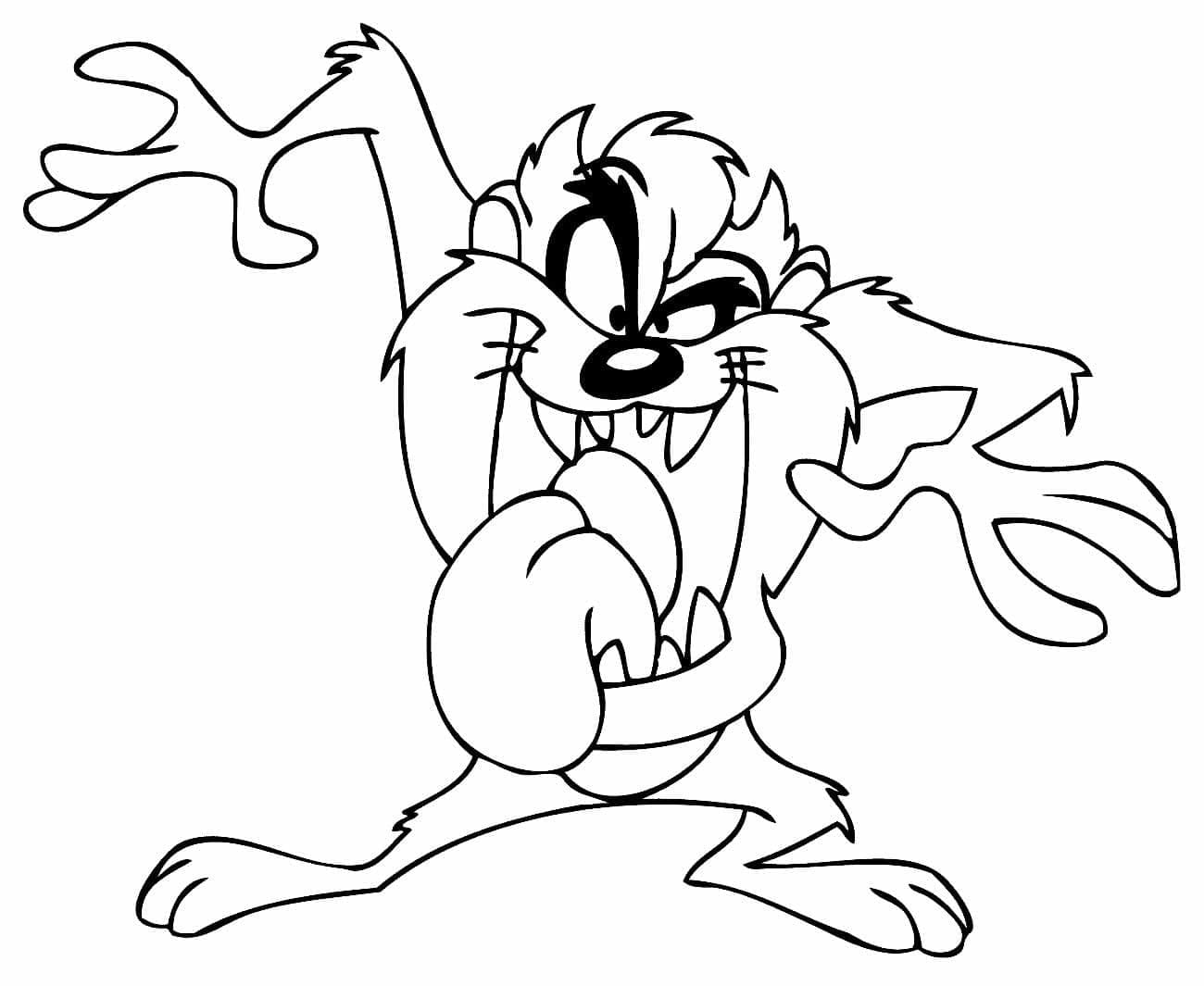 Coloriage imprimable Looney Tunes #192475 de la collection Dessins animés et séries animées à colorier aux crayons