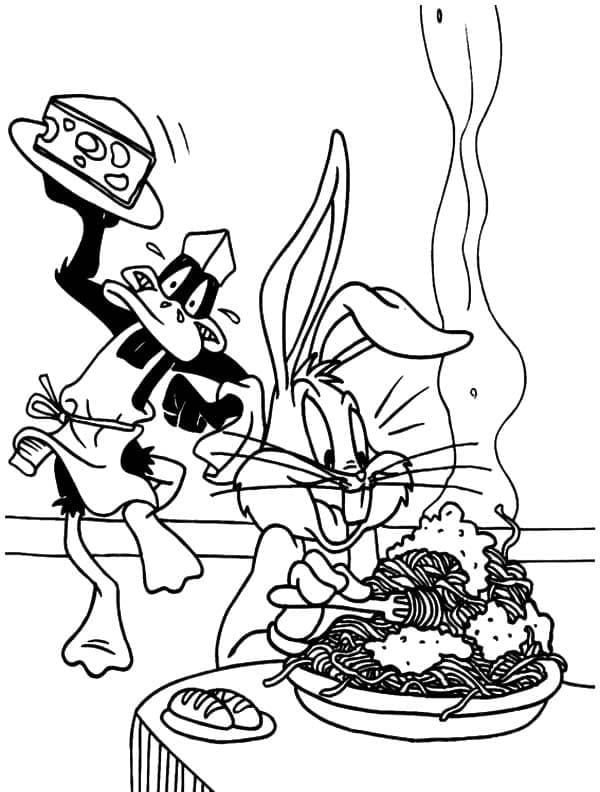 Illustration au trait Looney Tunes #192495 de la collection Dessins animés et séries animées à colorier gratuitement