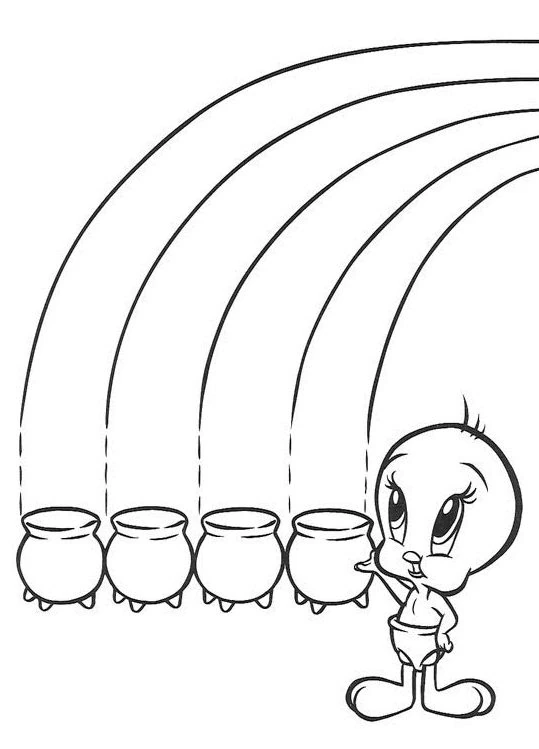Coloriage gratuit Looney Tunes #39136 de la collection Dessins animés et séries animées à imprimer