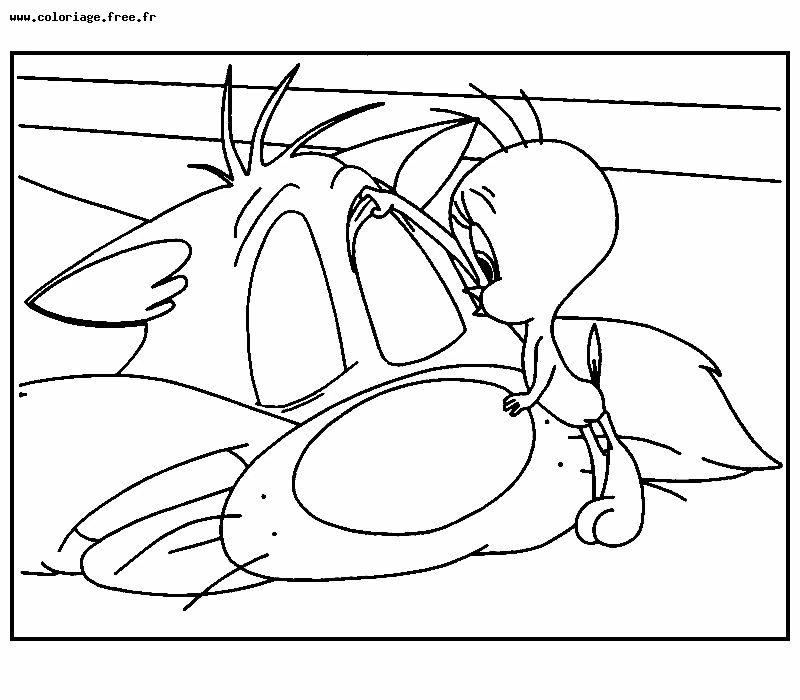 Page de coloriage Looney Tunes #39302, collection Dessins animés et séries animées, à imprimer et colorier