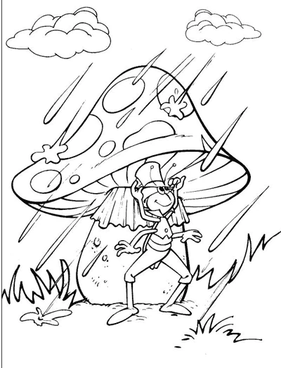 Page de coloriage Maya l'abeille #28288, collection Dessins animés et séries animées, à imprimer et colorier Page de coloriage Maya l'abeille #28288, collection Dessins animés et séries animées, à imprimer et colorier
