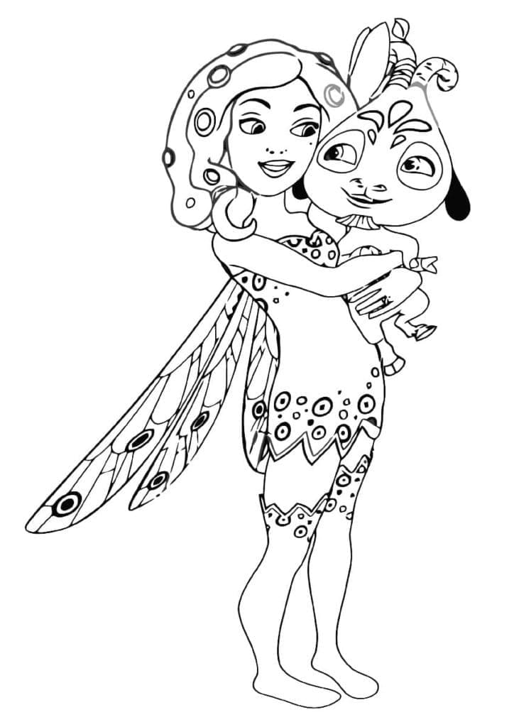 Coloriage gratuit pour enfants et adultes Mia et Moi #198490, collection Dessins animés et séries animées