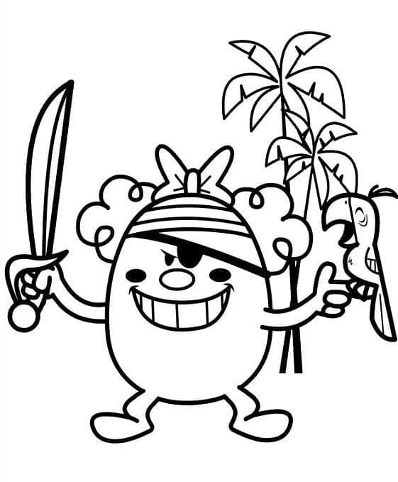 Coloriage gratuit Monsieur Madame #182554 de la collection Dessins animés et séries animées à imprimer