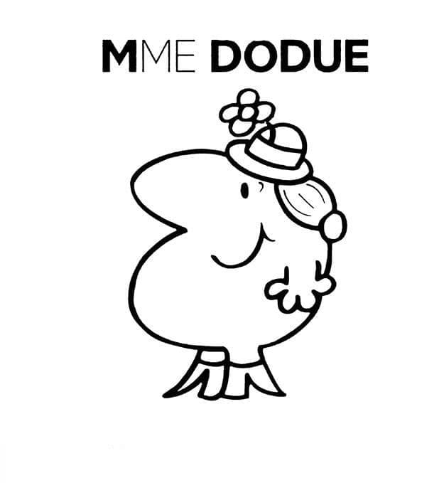 Coloriage Monsieur Madame #182567 à imprimer gratuitement, extrait de la collection Dessins animés et séries animées