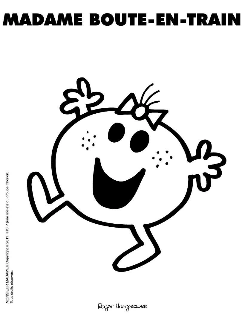 Joli coloriage Monsieur Madame #45516 de la collection Dessins animés et séries animées, prêt à imprimer pour petits et grands Joli coloriage Monsieur Madame #45516 de la collection Dessins animés et séries animées, prêt à imprimer pour petits et grands