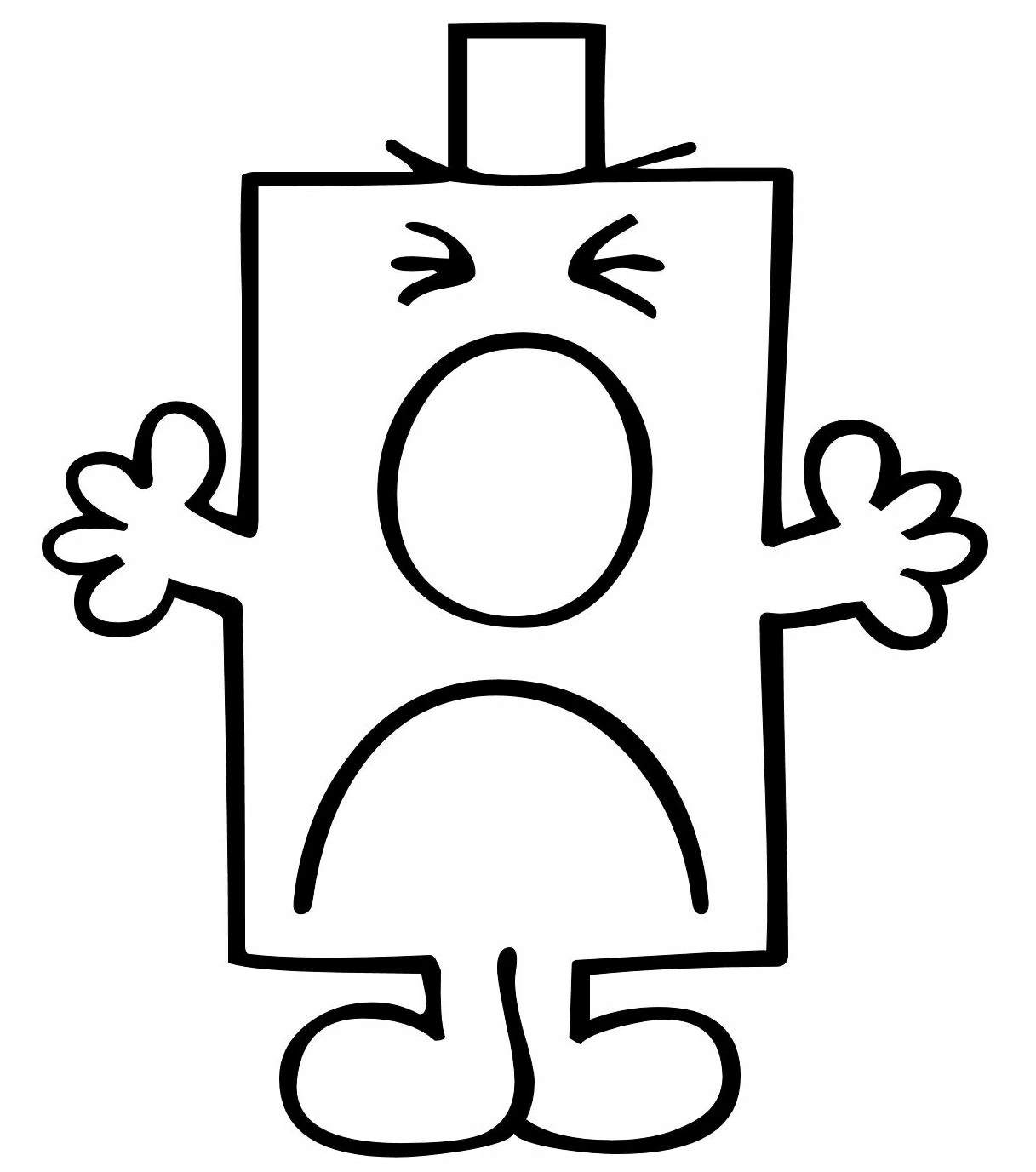 Dessin à colorier: Monsieur Madame (Dessins animés et séries animées) #45544 - Coloriages à Imprimer Gratuits