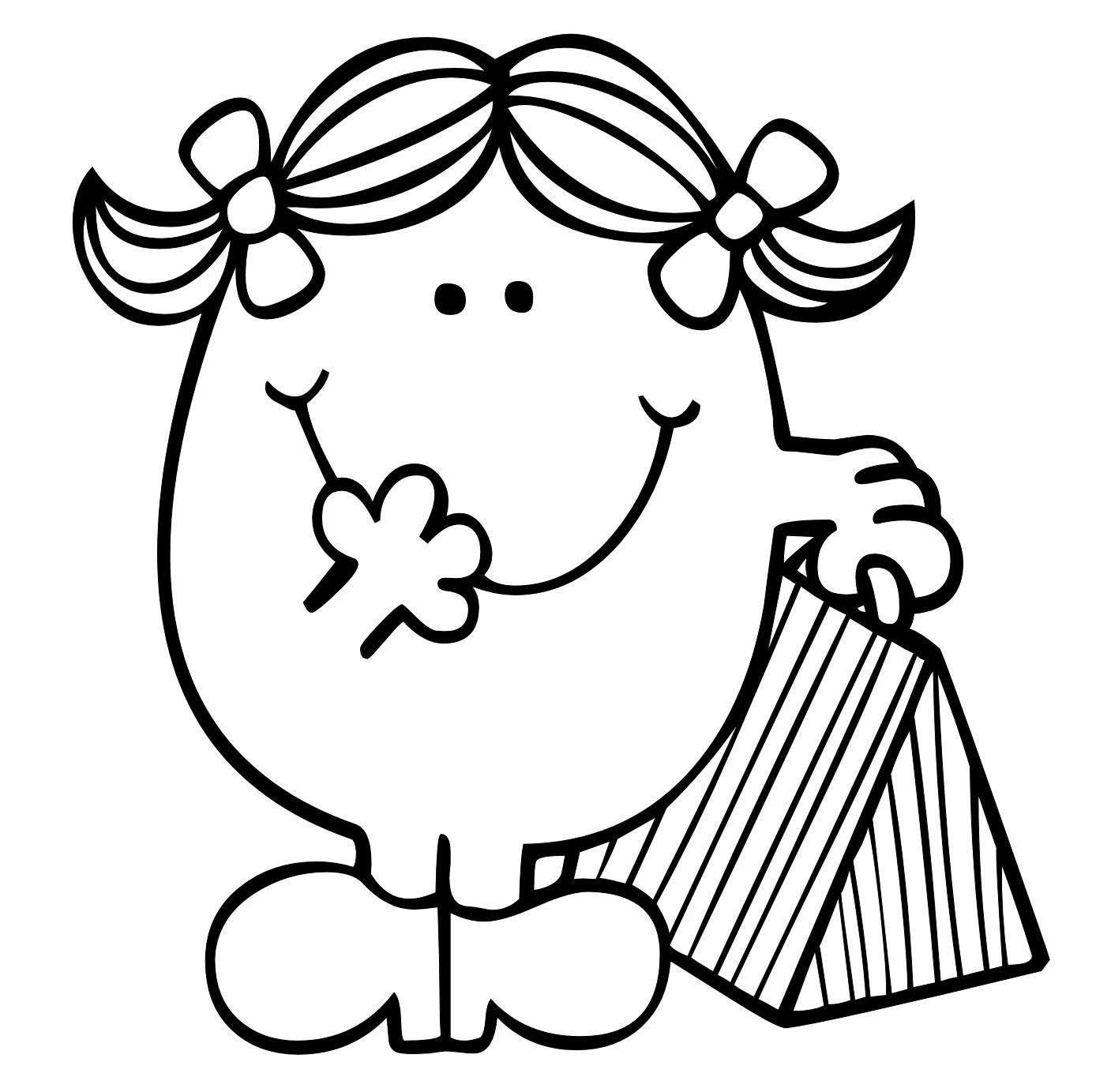 Coloriage gratuit Monsieur Madame #45587 de la collection Dessins animés et séries animées à imprimer