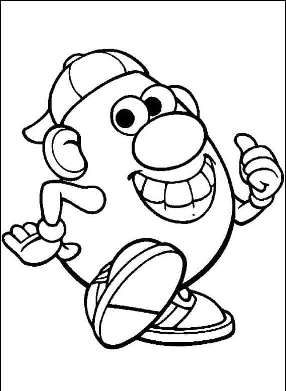Page de coloriage Monsieur Patate #205253, collection Dessins animés et séries animées, à imprimer et colorier