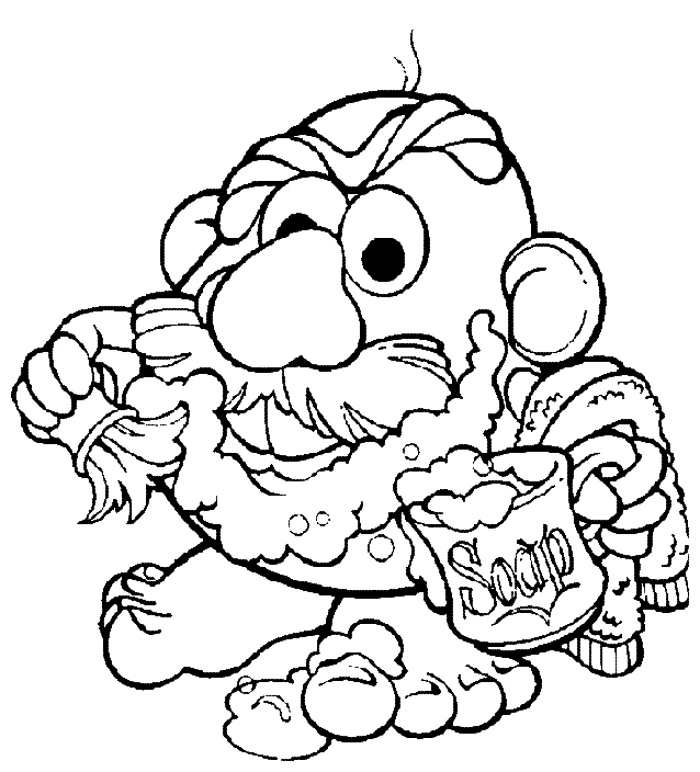 Page de coloriage Monsieur Patate #45161, collection Dessins animés et séries animées, à imprimer et colorier