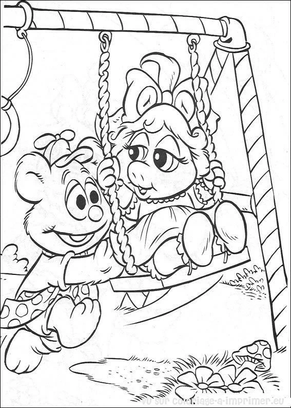 Coloriage gratuit Muppets #31878 de la collection Dessins animés et séries animées à imprimer