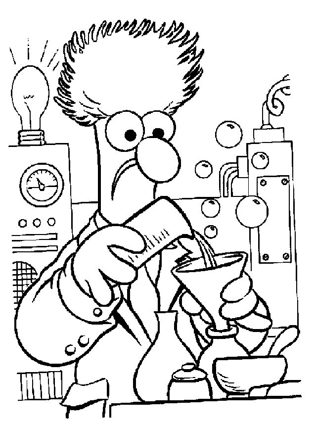 Coloriage gratuit Muppets #31898 de la collection Dessins animés et séries animées à imprimer