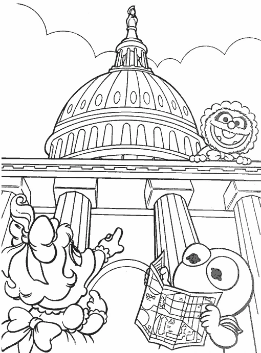 Joli coloriage Muppets #31926 de la collection Dessins animés et séries animées, prêt à imprimer pour petits et grands