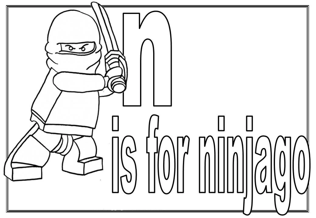 Coloriage gratuit pour enfants et adultes Ninjago #24057, collection Dessins animés et séries animées