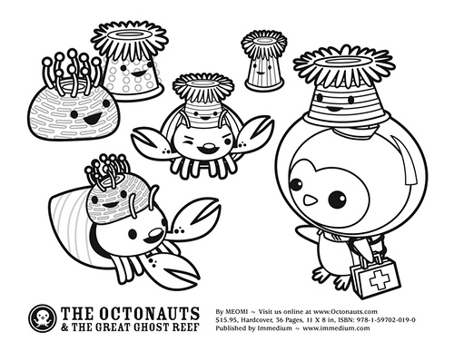 Joli coloriage Octonauts #40607 de la collection Dessins animés et séries animées, prêt à imprimer pour petits et grands