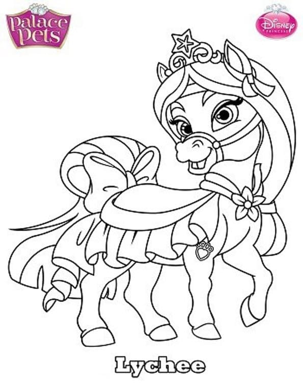 Coloriage gratuit Palace Pets #196339 de la collection Dessins animés et séries animées à imprimer