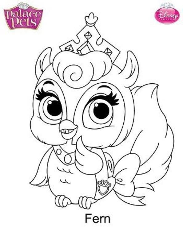 Coloriage gratuit Palace Pets #196347 de la collection Dessins animés et séries animées à imprimer