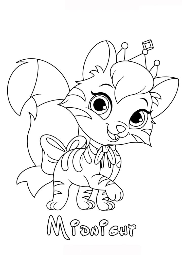 Coloriage gratuit Palace Pets #196375 de la collection Dessins animés et séries animées à imprimer