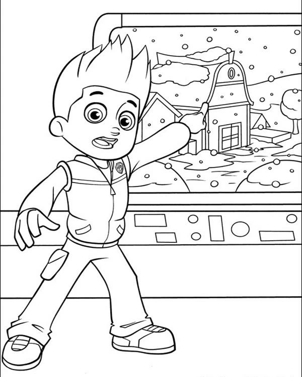 Coloriage gratuit Pat'Patrouille #44334 de la collection Dessins animés et séries animées à imprimer