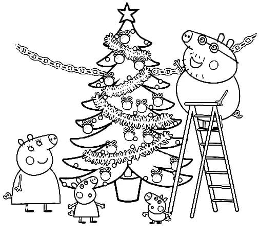 Dessin Peppa Pig #180859 à colorier de la série Dessins animés et séries animées, gratuit à télécharger et imprimer