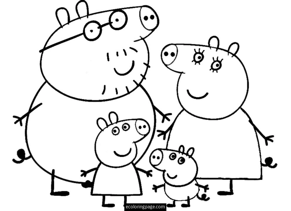 Dessin à colorier: Peppa Pig (Dessins animés et séries animées) #43907 - Coloriages à Imprimer Gratuits