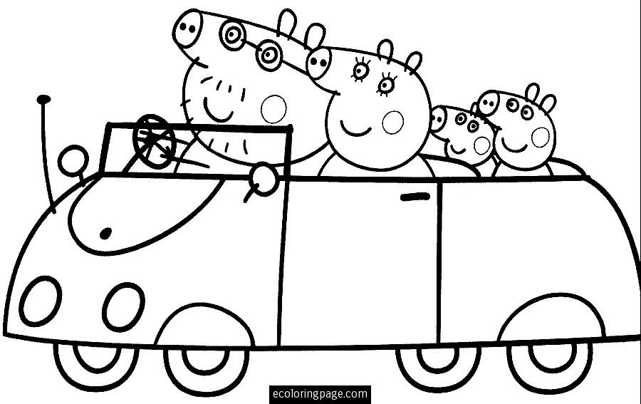 Dessin à colorier: Peppa Pig (Dessins animés et séries animées) #43913 - Coloriages à Imprimer Gratuits