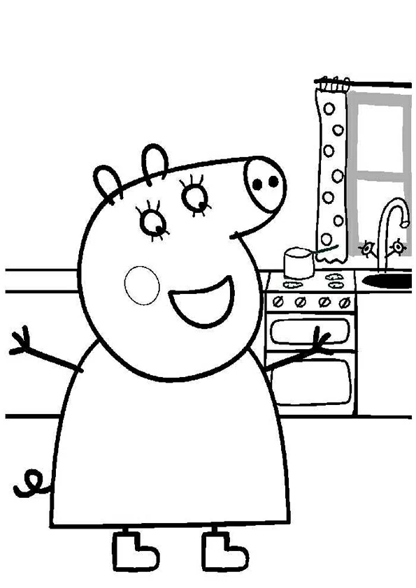 Coloriage gratuit Peppa Pig #43917 de la collection Dessins animés et séries animées à imprimer Coloriage gratuit Peppa Pig #43917 de la collection Dessins animés et séries animées à imprimer