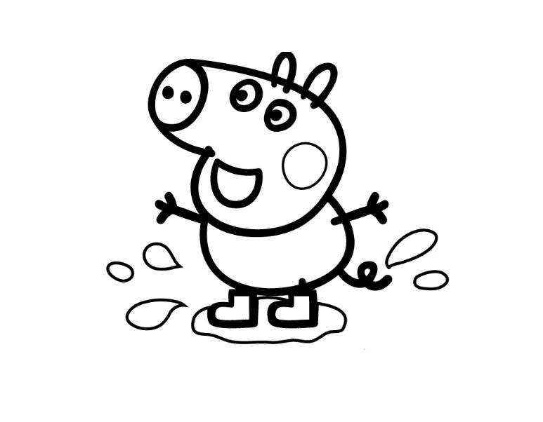 Dessin à colorier: Peppa Pig (Dessins animés et séries animées) #43988 - Coloriages à Imprimer Gratuits