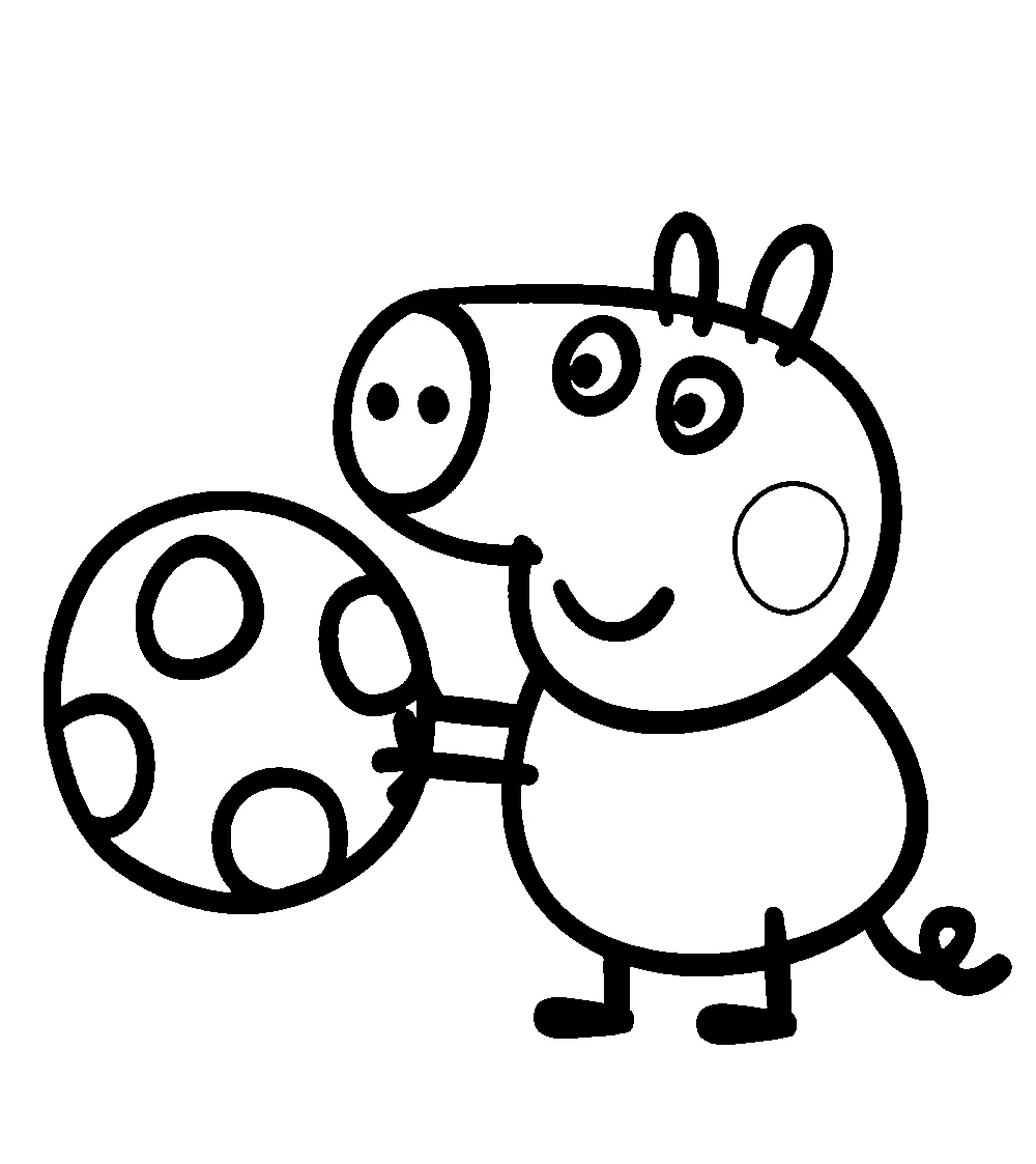 Dessin à colorier: Peppa Pig (Dessins animés et séries animées) #44072 - Coloriages à Imprimer Gratuits