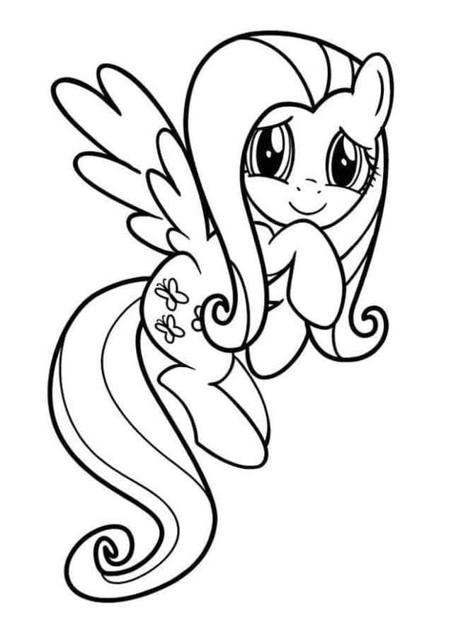 Dessin Petit Poney #183309 à colorier de la série Dessins animés et séries animées, gratuit à télécharger et imprimer