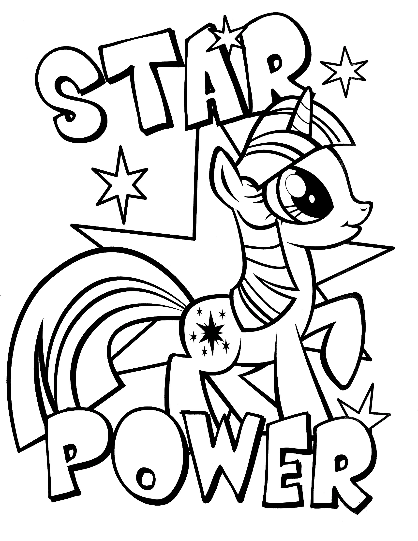 Coloriage Petit Poney #41993 (Dessins animés et séries animées) – Dessin à  colorier – Coloriages à Imprimer Gratuits, image size:1700x2200