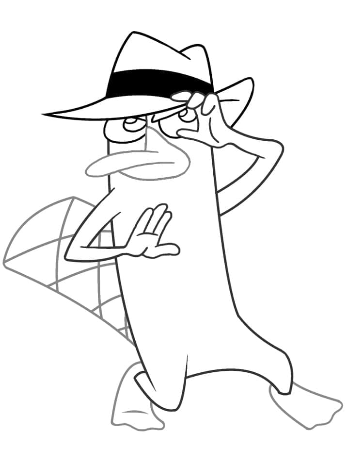 Coloriage gratuit pour enfants et adultes Phinéas et Ferb #207738, collection Dessins animés et séries animées