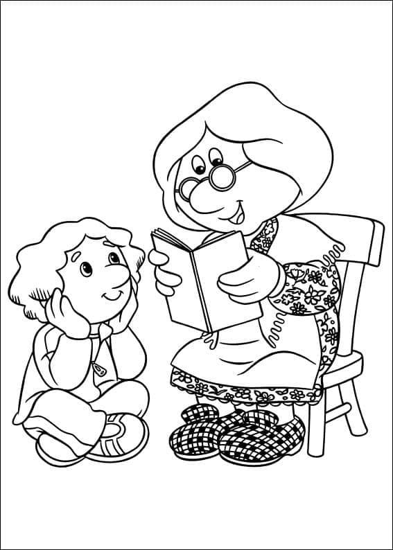 Coloriage gratuit Pierre le facteur #206761 de la collection Dessins animés et séries animées à imprimer