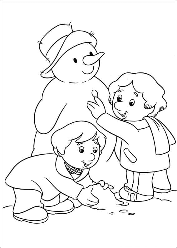 Page de coloriage Pierre le facteur #206774, collection Dessins animés et séries animées, à imprimer et colorier