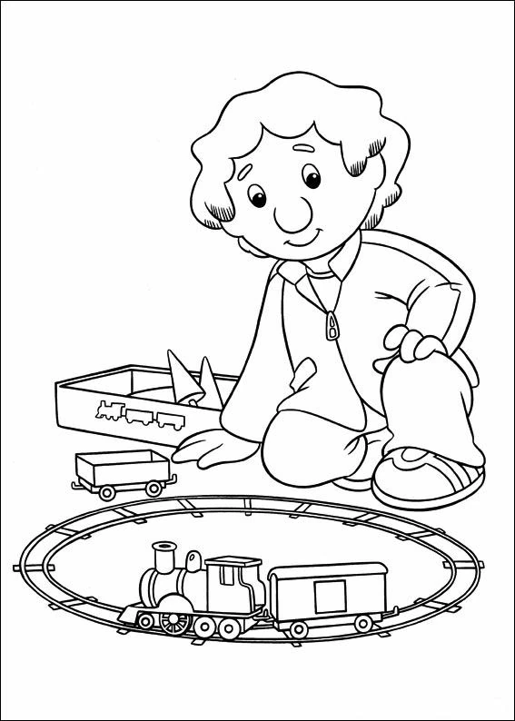Coloriage gratuit Pierre le facteur #49488 de la collection Dessins animés et séries animées à imprimer